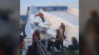 청주 눈썰매장서 비닐 시설물 무너져…2명 중상·1명 경상