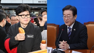 한동훈, 구리 방문…야 “선거제, 이재명에 위임”