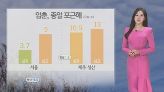 [날씨] 절기 입춘 한낮 10도 안팎 따뜻…내일 전국 눈비