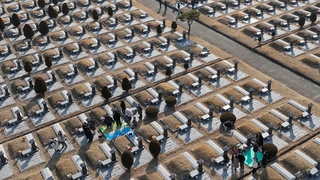 그리운 가족들 보러 한달음…이어지는 성묘객 발길