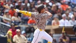 정후야 봤지? 김하성, 이정후 앞에서 시즌 첫 홈런포