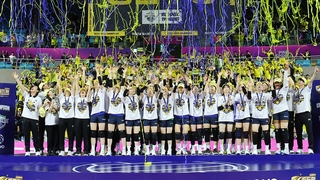 여자배구 현대건설, 흥국생명 꺾고 13년만에 통합우승