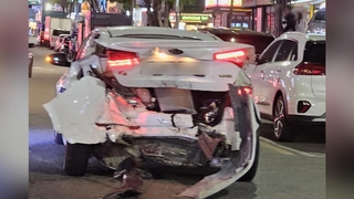 관악구 당곡사거리서 오토바이·승용차 충돌…4명 병원 이송