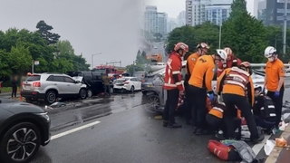 비오는 어린이날 곳곳서 교통사고…노동자 끼임 사망사고도