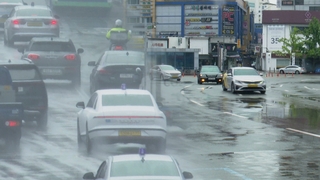 비만 오면 사라지는 차선…신공법 도입으로 해결될까