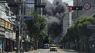 동대문구 아파트 공사현장서 불…5명 병원 이송