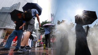 충청 시간당 30㎜ 강한 비…한낮에는 무더위