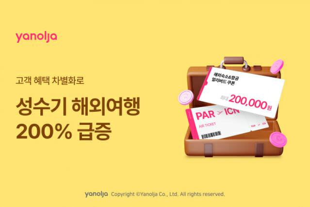 야놀자, 7~8월 해외여행 200%↑…”무료 취소 캠페인 영향”