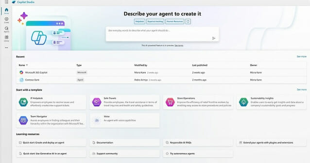 “코파일럿 스튜디오, 누구나 AI 에이전트 만든다”