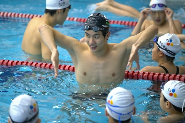 CJ, 계영 대표팀과 유망주 지원 행사 열어