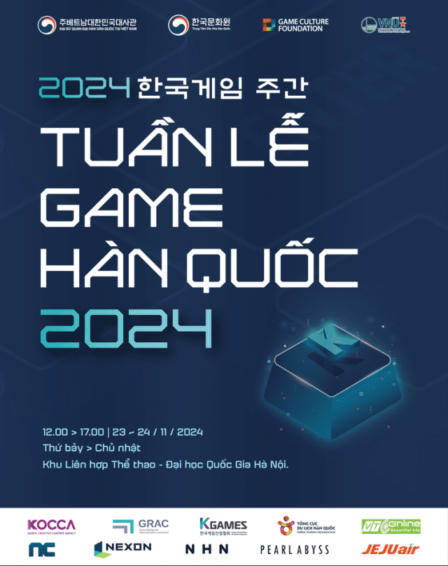 ‘2024 베트남 한국게임주간’, 11월 23일 막 올라…게임문화 교류의 장