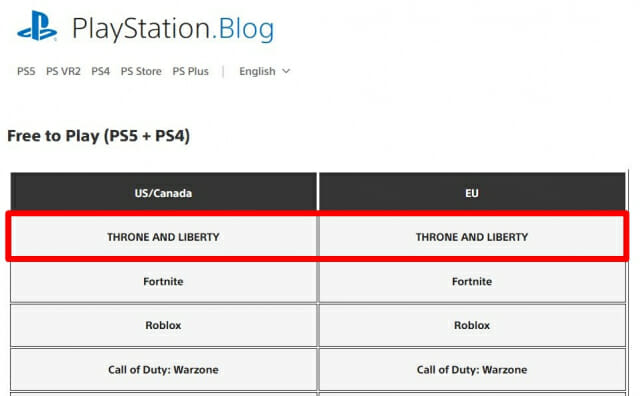 엔씨 ‘쓰론앤리버티’, 10월 북미-유럽 지역 플레이스테이션 F2P 게임 최다 다운로드