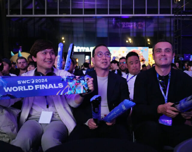 송병준 컴투스 의장, SWC2024 현장 찾아 응원