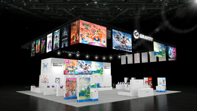 그라비티, 지스타2024 부스 디자인 개방감에 초점