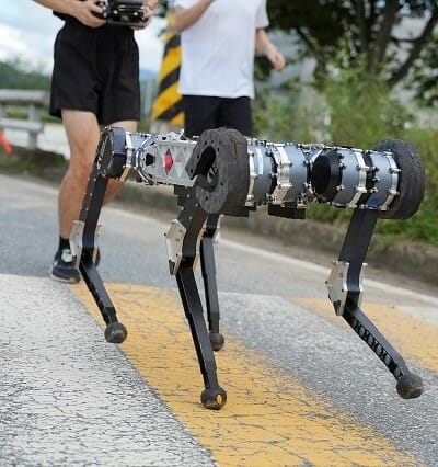 KAIST 사족 보행로봇, 마라톤 풀코스 첫발