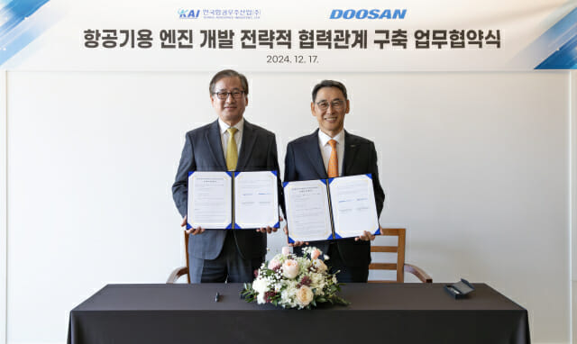 두산에너빌리티, 항공엔진 개발…KAI와 협력