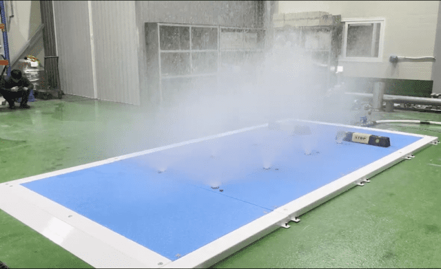 “전기차 화재 조기진압”…육송, 소방장치 성능 입증