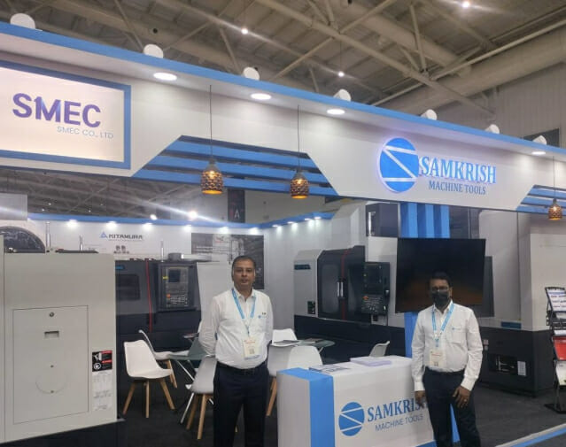 스맥, 인도 공작기계 전시회 참가