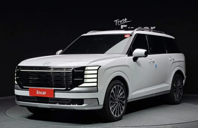 현대차 신형 팰리세이드, 출시 24일만에 중고차 플랫폼에 떴다