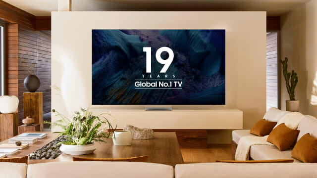 삼성, 19년 연속 글로벌 TV 1위…LG는 OLED 1위