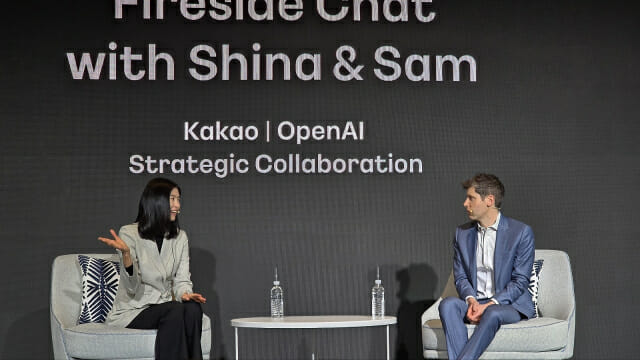 정신아 대표 “카카오, 오픈AI와 일상 혁신하는 미래 준비”