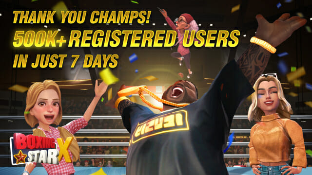 디랩스게임즈, ‘복싱스타X’ 출시 일주일만에 글로벌 누적 이용자 50만명