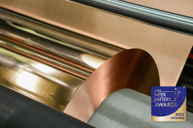 롯데에너지머티, ‘하이엔드 하이브리드 동박’ 인터배터리 어워즈 수상