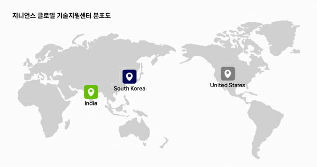 지니언스, 인도에 글로벌 기술지원센터 개소