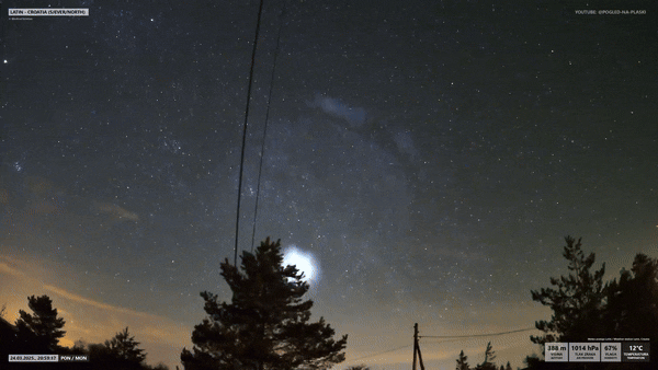 [영상] “UFO야”…유럽 하늘 수놓은 푸른 나선 빛의 정체는
