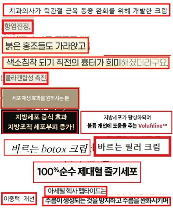바르는 보톡스·필러 효과·근육이완…화장품 광고에 속지 마세요