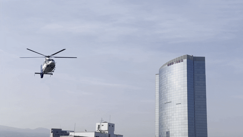 닥터헬기로 살린 이가 고맙다 내민 주스의 맛