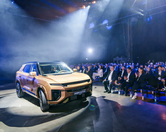 KGM, 독일서 액티언·무쏘EV 공개…”수출량 두배 목표”