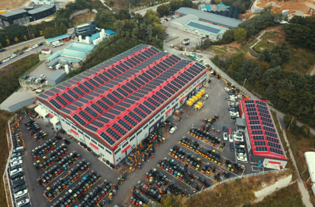 AJ네트웍스, 천안 센터에 태양광 발전소 준공