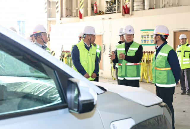 산업부, 자동차 산업현장 긴급 순회점검