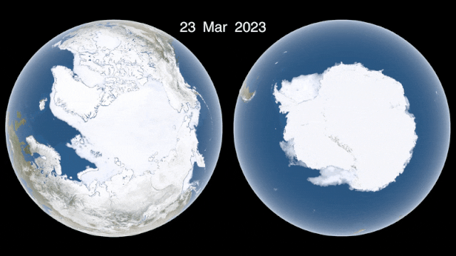 [영상] “북극 남극 바다얼음, 이렇게 줄었다”