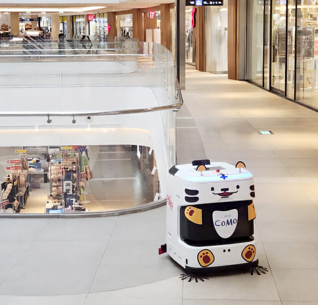 라이노스, 레이크꼬모에 청소로봇 도입