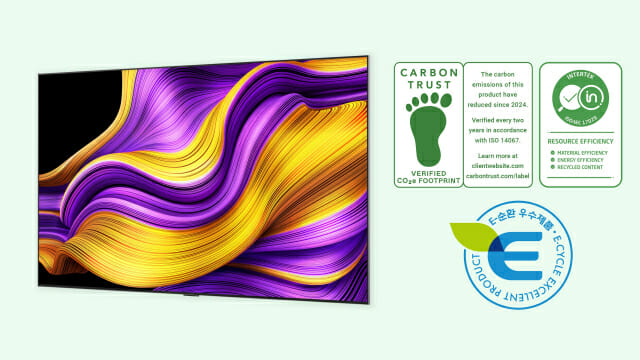LG 올레드 TV, 英 카본트러스트 탄소발자국 인증