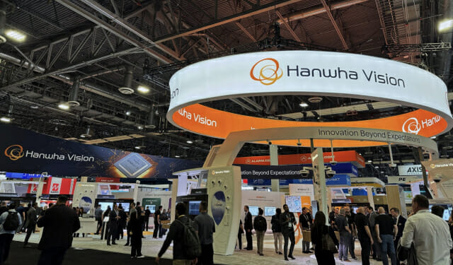 한화비전, 美 보안 전시회서 차세대 칩셋 등 공개…AI·클라우드 시장 공략