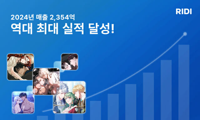 리디, 지난해 매출 2354억원…역대 최대