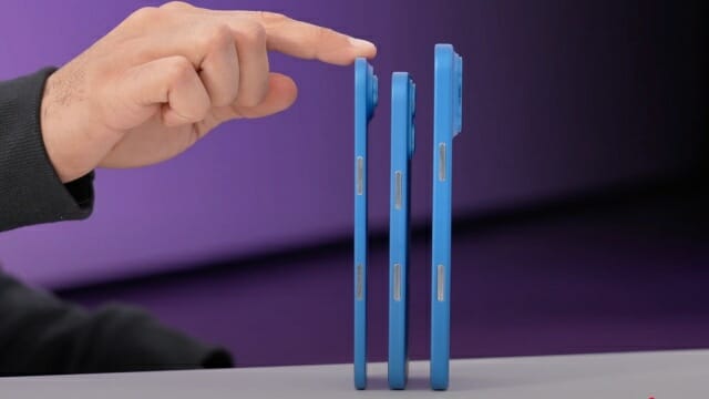 “‘초박형’ 아이폰17 에어, 이만큼 얇다”