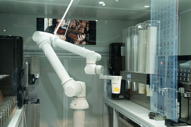 레인보우로보틱스, 대전 과학행사서 로봇카페 선봬