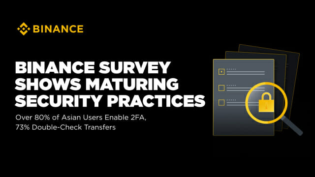 바이낸스, 아시아 가상자산 투자자 보안 의식 성숙