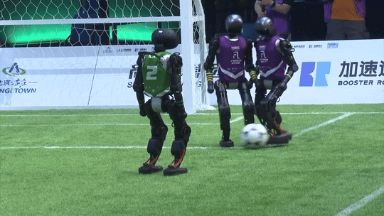 [영상] 中 로봇 축구대회 신기하네…”드리블, 슛, 골인”