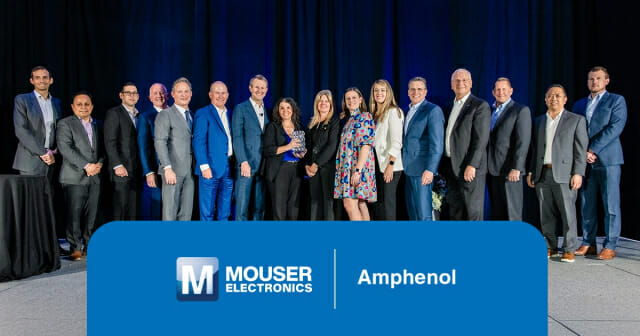 마우저, 암페놀로부터 여섯번째 ‘최우수 디지털 유통기업상’ 수상