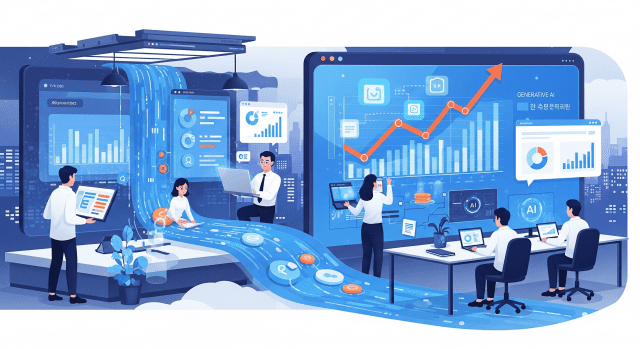 韓 기업 88% 생성형 AI 쓴다…”비용·의사결정에 효과적”