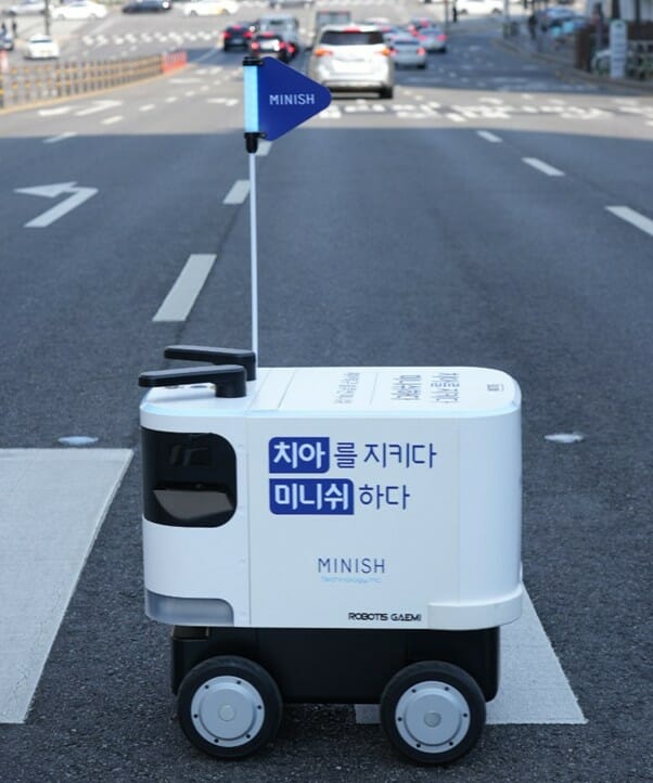 미니쉬테크놀로지, 자율주행 로봇 이용해 치과 수복물 배달