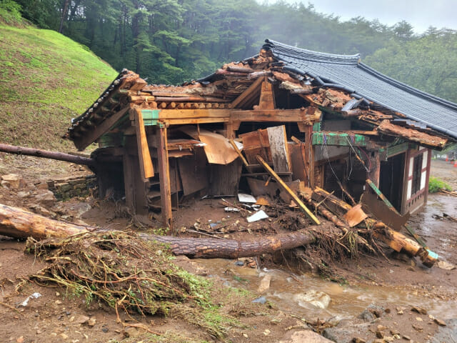 국가유산청, 집중호우 피해 8건 확인…”피해 복구 조사 실시 예정”