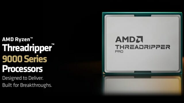 AMD, 스레드리퍼 9000 프로세서 오는 23일 출시