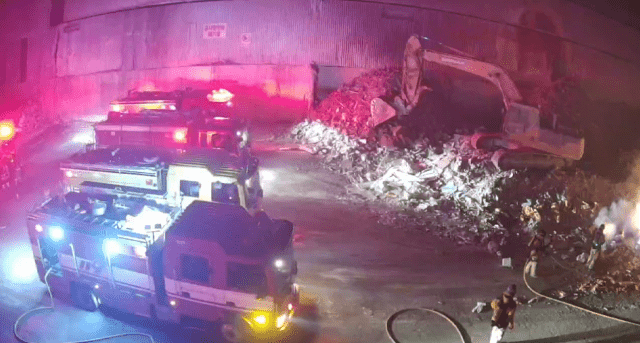 천일에너지, AI 불꽃감지기로 새벽 폐기물 집하장 화재 조기진압