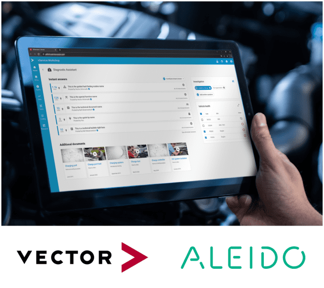 벡터, 알레이도와 지능형 차량 애프터서비스 진단 고도화
